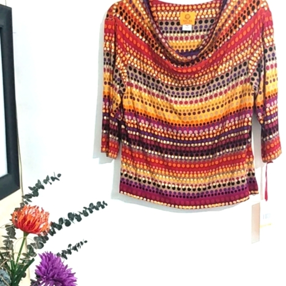 Ruby Rd. | Tops | Ruby Rd Nwt Bohemian Bazaar Multicolored Blouse Size ...